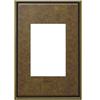 Foto para adorne Cast Metals Aged Brass 1-Gang+ 3 Module Wall Plate