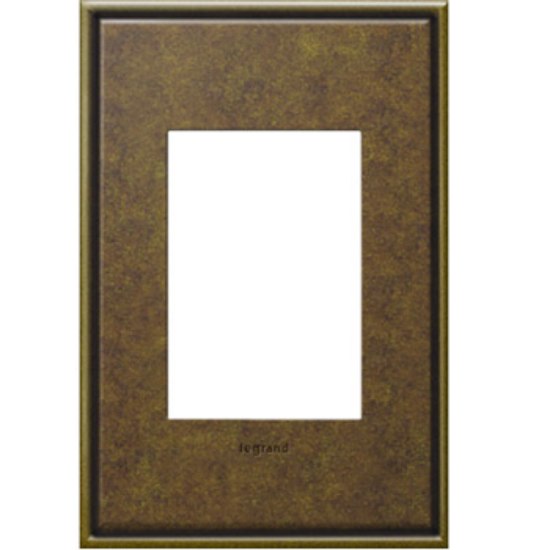 Picture of adorne Cast Metals Aged Brass 1-Gang+ 3 Module Wall Plate