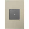 Foto para adorne Plastics Titanium 1-Gang Wall Plate