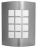 Foto para 11" 40w Albor Satin Grid E26 A19 Sconce