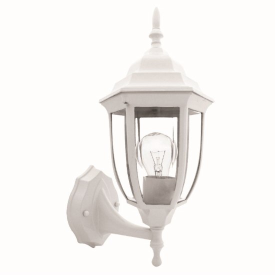 Picture of 15½ 100w Farole White E26 A19 Sconce