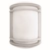 Foto para 10" 60w Captare White/Light Grey E26 A19 Sconce