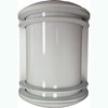 Foto para 10" 60w Captare White/Light Grey E26 A19 Sconce