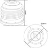 Foto para E-12 (Candela/CA-11) to E-26 Medium Edison Screw White Socket Adapter