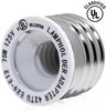 Picture of E-12 (Candela/CA-11) to E-26 Medium Edison Screw White Socket Adapter