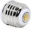 Foto para E-12 (Candela/CA-11) to E-26 Medium Edison Screw White Socket Adapter