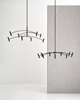 Foto para 53" 48w 2999lm 30k Aerial Matte Black WW LED Chandelier