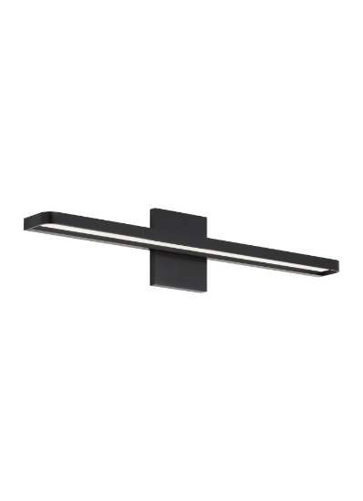 Foto para 24" Sean Lavin Banda Matte Black LED Bath Wall Light