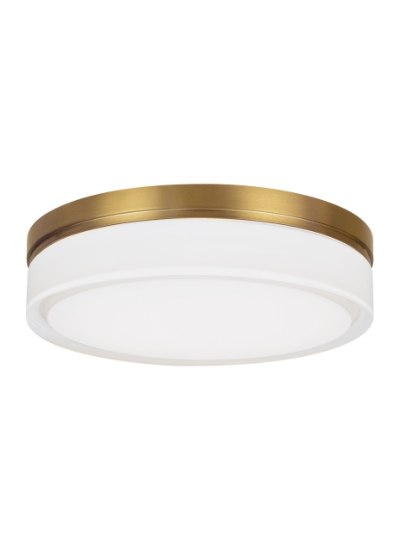 Foto para 11" Sean Lavin Cirque Aged Brass LED Flush Mount