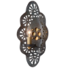 Foto para 9" Feleena Brass Aged Iron E12 Small Sconce