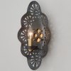 Foto para 9" Feleena Brass Aged Iron E12 Small Sconce