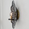 Picture of 9" Feleena Brass Aged Iron E12 Small Sconce