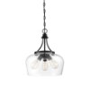 Foto para 15" Octave Black 3-Light E26 Pendant