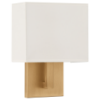 Picture of 8" Mid Town Antique Brushed Brass Sconce