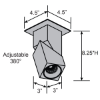 Picture of 3" Transformer Black 120-277v Dim LED Adj Spotlight